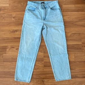 ❤️ Uniqlo Japan Ankle Relaxed Tapered Mid-Rise Jeans Size 25 NWOT